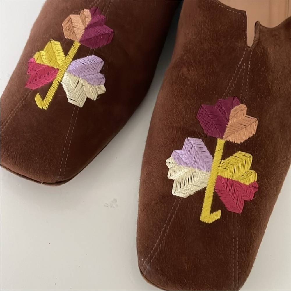FENDI flats shoes mules size 7.5 - Picture 3 of 8